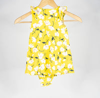Girl's Carter's Yellow Floral Dress- Size 24 Months