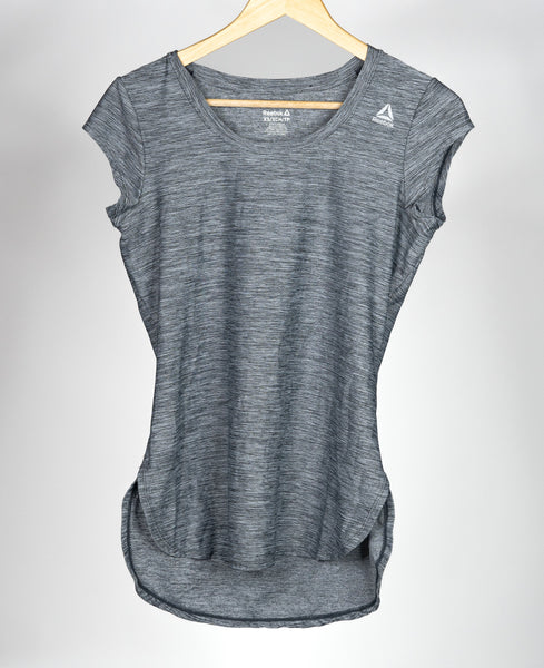 Ladies Reebok Grey Athletic T-Shirt- Size XS
