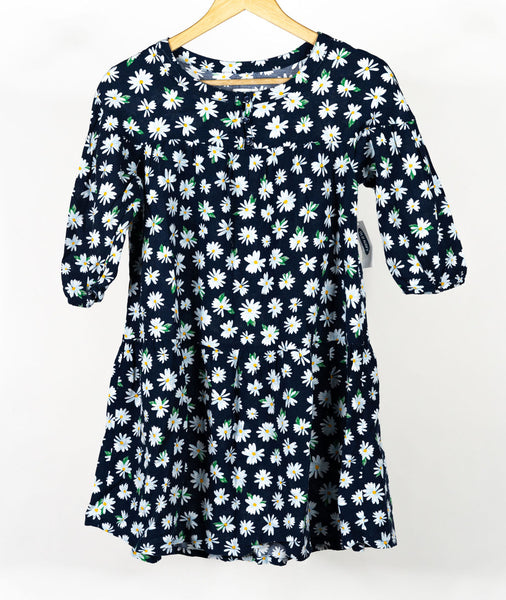 Girl's Old Navy Floral Print Dress- Size 10/12 Years