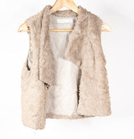 Ladies Costa Blanca Faux Fur Vest- Size Medium