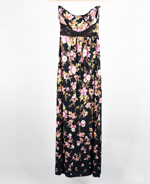 Ladies Floral Strapless Dress *Brand New With Tags*- Size Medium