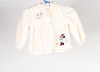 Girl's Disney Minnie Mouse Fluffy Sweater- Size 6/9 Months