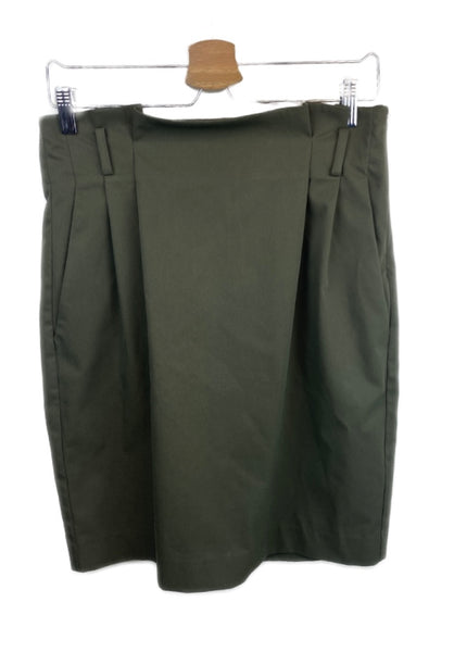 Ladies Army Green H&M Skirt- Size 8