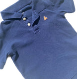 Boy's Gap Navy Short Sleeve Brannan Bear Solid Polo Shirt- Size 4T