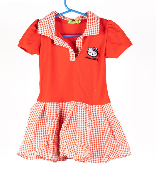 Girl's Froggy Children's Wear Hello Kitty Dress- Size 2/3 Years
