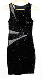 Ladies Limite Sequin & Mesh Patterned Dress - Size Small
